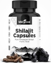 KIKI Πράσινες κάψουλες Shilajit - Συμπλήρωμα Ιμαλαΐων, 40% Fulvic Acid and Trace Minerals - 500 mg per Serving for Strength, Energy, Immunity - 120 Vegan Count