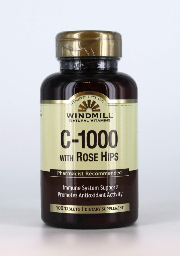 Βιταμίνη C TABS 1000MG R/H WMILL Μέγεθος: 100