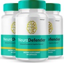 Neuro Defender Brain Συμπληρώματα μνήμης και εστίασης κάψουλες NeuroDefender Advanced Formula Brain Health Support Hills, Extra Strength Nootropics Neuro Defender Όλα τα φυσικά σχόλια (3 Pack)