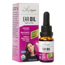 Wally's Natural Organic Ear Oil Drops for Adults, Comforts & Soothes Ears, Trusted Since 1991, Infused with Garlic, Mullein, Tea Tree & Echinacea, 0.5 Fl Oz