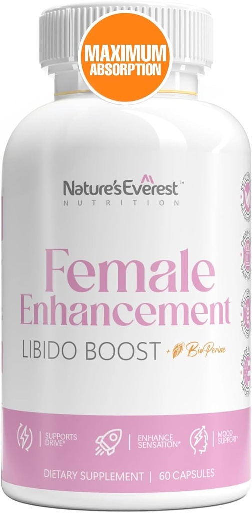 Γυναίκα Libido Booster για τις γυναίκες – Γρήγορη δράση με Horny κατσικίσιο ζιζάνιο, Maca Root & Ashwagandha 