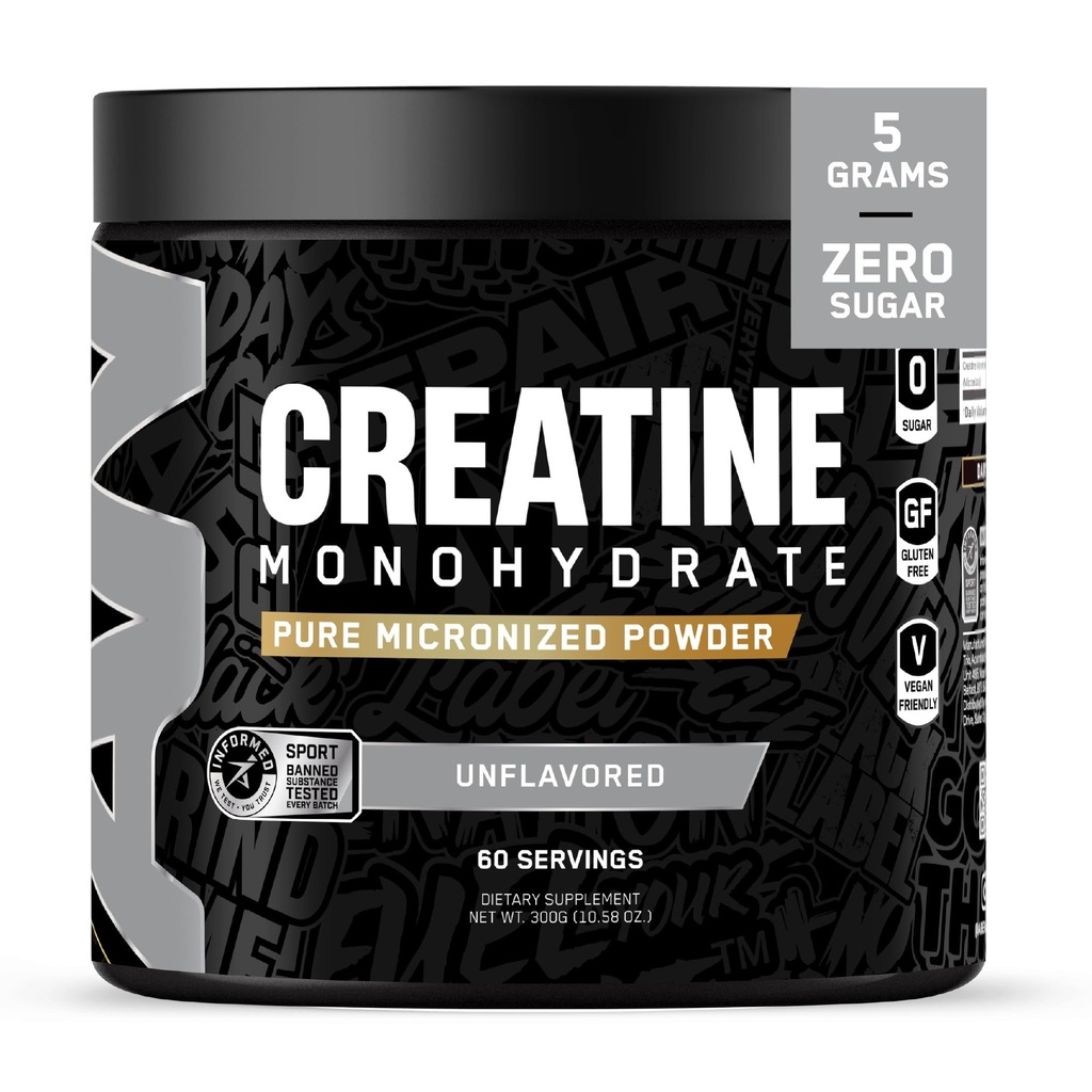 Όλα μαύρα όλα Creatine Monhydrate 