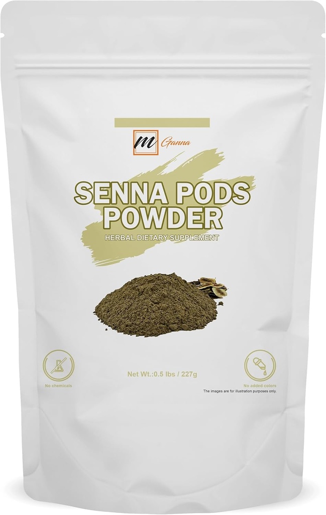 Senna Pods σε σκόνη (Cassia Angustifolia) Φυσικό συμπλήρωμα Digestive Wellness 0.5 lbs / 227 GMS