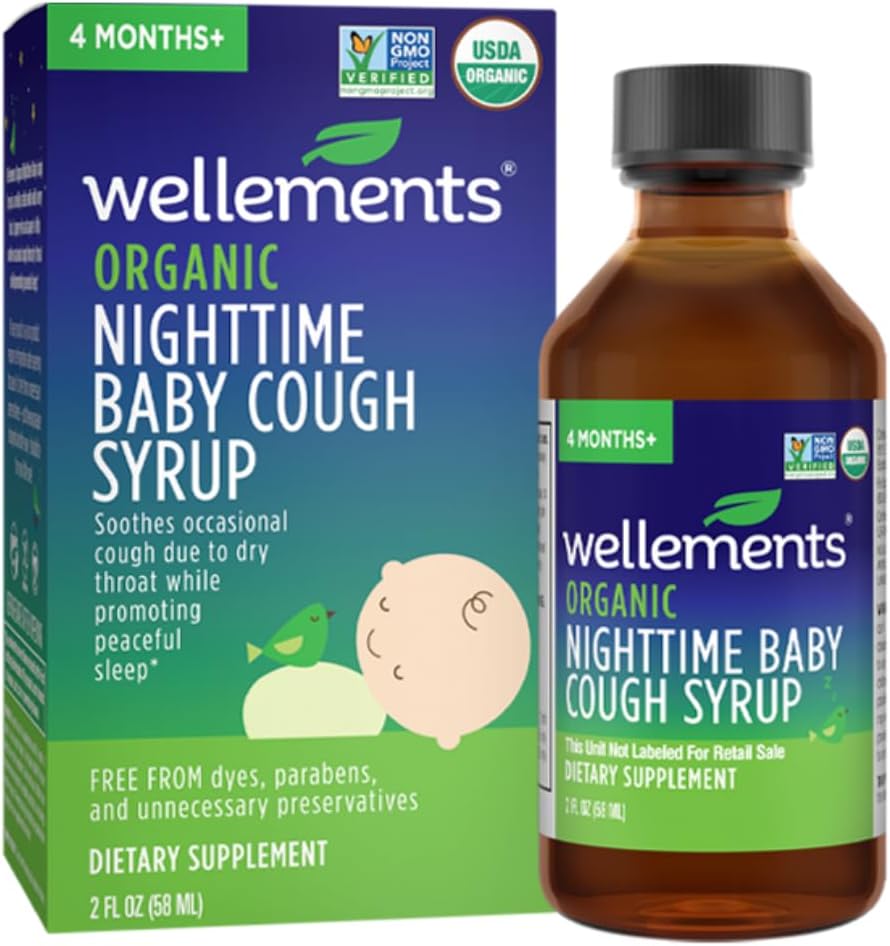 Wellements Organic Nighttime Baby Cough Syrup 