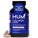 HUM Collagen Love Skin Supplement, κάψουλες κολλαγόνου Peptides με Υαλουρονικό Οξύ & Βιταμίνη C, Υποστηρίζει το Firm Skin & Helps Ελαχιστοποιεί ενδείξεις γήρανσης, Συμπληρώματα για γυναίκες και άνδρες, 90 κάψουλες