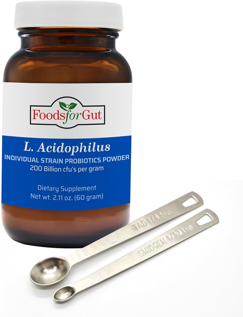 Τρόφιμα για τα εντόσθια Lactobacillus Acidophilus Probiotic Powder 200 Billion cfu's 