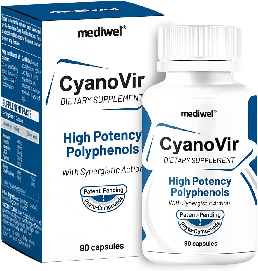 CyanoVir – Advanced Immune Support Formula – Quercetin, Luteolin, Apigenin, EGCG – Προάγει την Ανοσολογική Υγεία, την Κυτταρική Προστασία και την Αναπνευστική Λειτουργία – Κατασκευάζεται στις ΗΠΑ