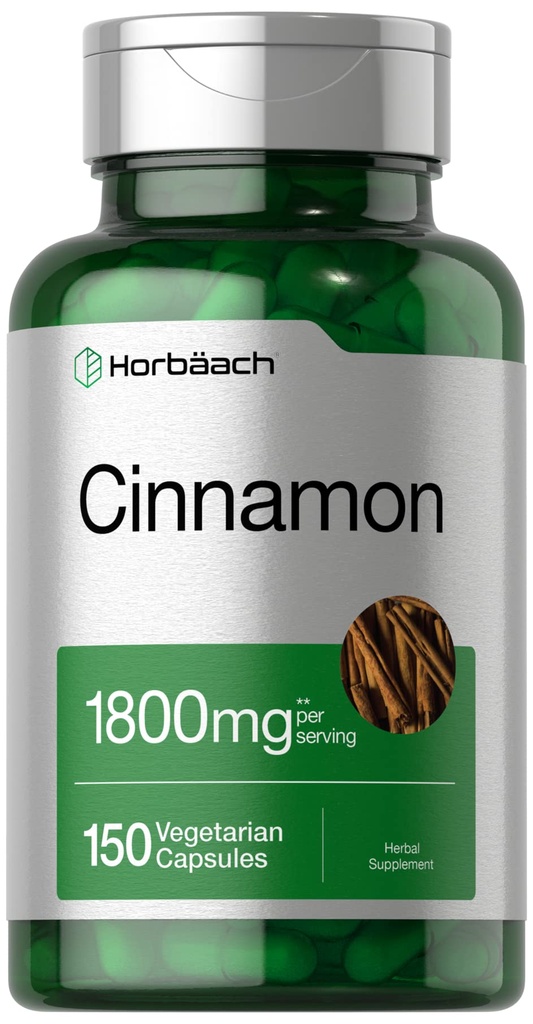 Horbäach Κάψουλες Κανέλας 1800mg 