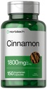 Horbäach Cinnamon Capsules | 150 Count | Ceylon Cinnamon Supplement | Vegetarian, Non-GMO, Gluten Free