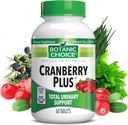 Botanic Choice Cranberry Plus Συνολική υποστήριξη ούρων - Ουρολοίμωξη για γυναίκες και άνδρες με συμπύκνωμα βατόμουρο, Uva Ursi, Buchu, ασβέστιο - 60 δισκία