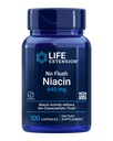 Επέκταση ζωής Δεν Flush Niacin, B3 για την υγεία της καρδιάς, Χοληστερόλης & Ενεργειακής Υποστήριξης, Μη ΓΤΟ, Χωρίς γλουτένη, 100 κάψουλες