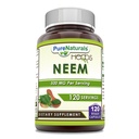 Pure Naturals Neem (Made with Natural Neem Leaf) 500mg 120 κάψουλες λαχανικών συμπλήρωμα 