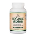 Organic Lions Mane Mushroom Κάψουλες (120 Count), για Υποστήριξη Εστίασης και Ανοσολογική Υγεία, Third Party Tested and Grown in The USA - by Double Wood