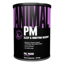Animal PM - Βοήθεια για τον ύπνο για ενήλικες μη-Habit Forming Relaxer and Mood Support with Melatonin, L-Theanine, Zylaria, Zinc, Magnesium, Vitamin B6, GABA + AKG Anabolic Stack Supply, 30 Count