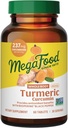 MegaFood Whole Body Minis Turmeric Curcumin Supplement - Turmeric Supplement With Black Pepper - 237 mg Curcuminoids Per Serving - Antioxidant & Immune Support - Vegan - 60 Mini Tablets, 30 Servings