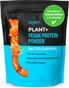 LEGION Plant+ Vegan Protein Powder, Rice and Pea, Φυτικό Μείγμα Πρωτεΐνης. Χωρίς γλουτένη, χωρίς ΓΤΟ, φυσικά γλυκά και αρωματικά, 20 μερίδες, 2 Lbs (αλατισμένο καραμέλ)