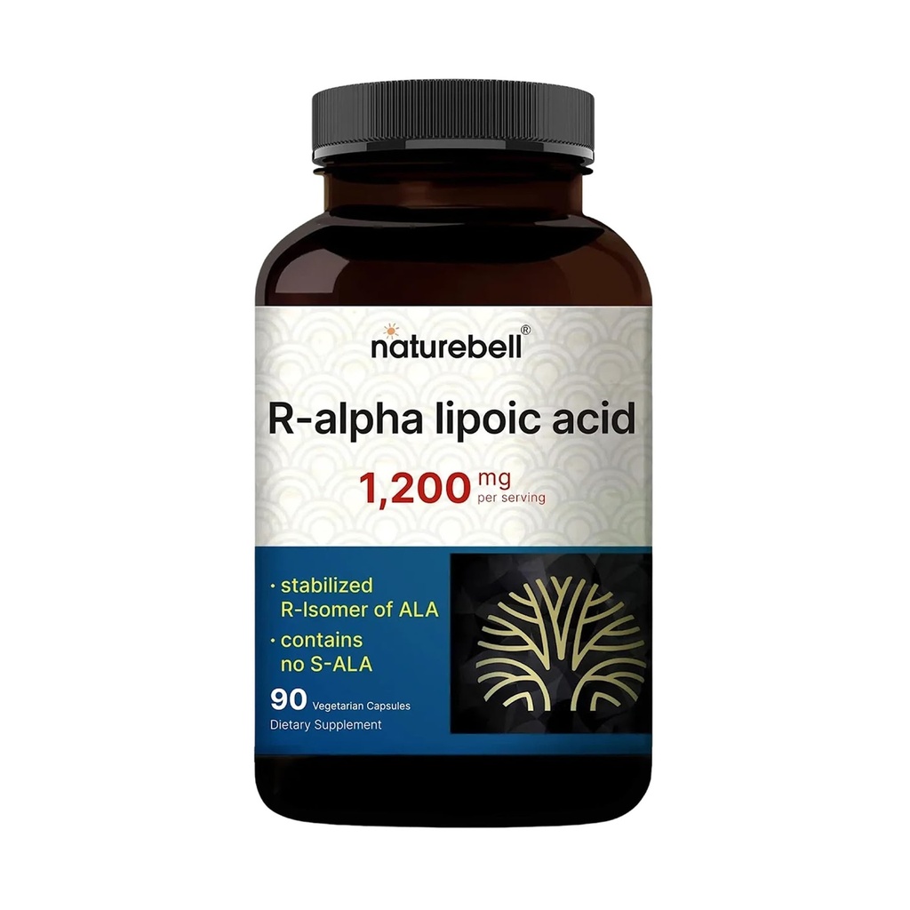 NatureBell R-Alpha Lipoic Acid, 1.200mg, 90 κάψουλες Veggie 
