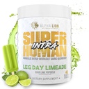 ALPHA LION Superhuman Intra Processing Powder for Men & Women, Amino Acids Drink, συμπλήρωμα αποκατάστασης μυών, BCAA Powder, Electrolytes & Hydration Mix (42 Servings, Lime Flavor)