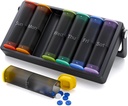 Weekly Pill Organizer 3 φορές την ημέρα (μαύρο) και Weekly Pill Organizer Δύο φορές την ημέρα (διαφανές-μαύρο)