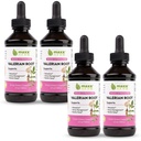 Maxx Herb Valerian Root Extract - Max Strength, Liquid Valerian Root Absorbs Better than Capsules, for Relaxation and Restful Sleep, Alcohol-Free - 4 Μπουκάλια, 4 Oz Κάθε (240 Servings)