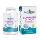 Nordic Naturals Complete Omega, Lemon Flavor - 180 Soft Gels - 565 mg Omega-3 - EPA & DHA με Προστιθέμενη GLA - Υγιεινή επιδερμίδα, Γνωστική, & Θετική διάθεση - Μη-GMO - 90 Υπηρεσίες