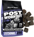 Bully Max 2-in-1 Post-Workout Recovery Support Chews - Βιταμίνες σκύλου και συμπλήρωμα διατροφής για μικρές και μεγάλες Φυές - Puppy και Ενήλικα Σκύλος Ενυδάτωση & Ηλεκτρολυτή Replenishment - 75 Μαλακά και γευστικά μάσημα