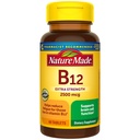 Nature Made Extra Strength Vitamin B12 2500 mcg, B12 Vitamins, Dietary Supplement for Energy Metabolism Support, 60 Tablets, 60 Day Supply