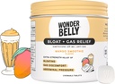 Wonderbelly Bloat Gas Relief Extra Strength Chewable Tables with 125 mg Simethicone No Talc or Dye Mango Smoothie 35 Count