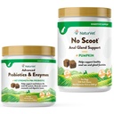 NaturVet Advanced Probiotics, Healthy Enzymes και PB6 Probiotic συμπλήρωμα για τα σκυλιά σας Στομάχι, 120 μαλακά μάσημα & Όχι Scoot για τα σκυλιά - 120 μαλακά μάσημα - Υποστηρίζει Υγιεινή λειτουργία πρωκτικό γλάρο & Bowel