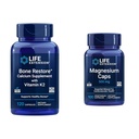 Life Extension Bone Restore + Βιταμίνη K2 Βιταμίνες & Ορυκτά Διατηρήστε την Υγεία & τη Δύναμη των Οστών & Μαγνήσιο Caps, 500 mg, Οξείδιο του Μαγνήσιου, Κιτρικό, Ηλεκτρικό, Υγεία της Καρδιάς, Υγιή Οστά