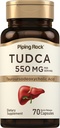 Piping Rock Tudca Supplement | 550mg | 70 Capsules | Tauroursodeoxycholic Acid | Non-GMO, Gluten Free