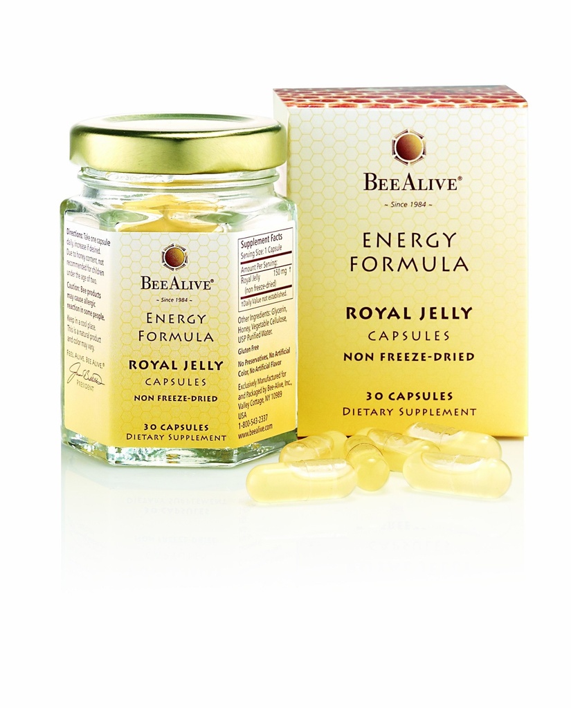 Royal Jelly Energy Formula Μη παγωμένη 150mg 30 κάψουλες