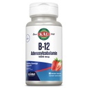 KAL Βιταμίνη B12 Αδενοσυλοκοβαλαμίνη 1000 mcg - B 12 Βιταμίνη, Ενεργή B-12 1000mcg για γυναίκες & άνδρες, Ενεργειακή Υποστήριξη - Flavor Φράουλα - 90 ActiveMelt Micro Tablets