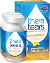 TheraTears 1200mg Omega 3 συμπλήρωμα για τη διατροφή των ματιών, οργανικό λιναρόσπορο Τριγλυκερίδια ιχθυέλαιο και βιταμίνη Ε, 90 Count (πακέτο των 3)