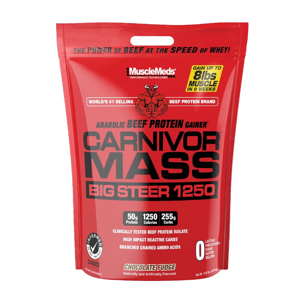 ΜύεςMeds Σοκολάτα Μαζική σαρκοφάγος Big Steer 1250, 15 Lb (συσκευασία Μαΐου Vary)