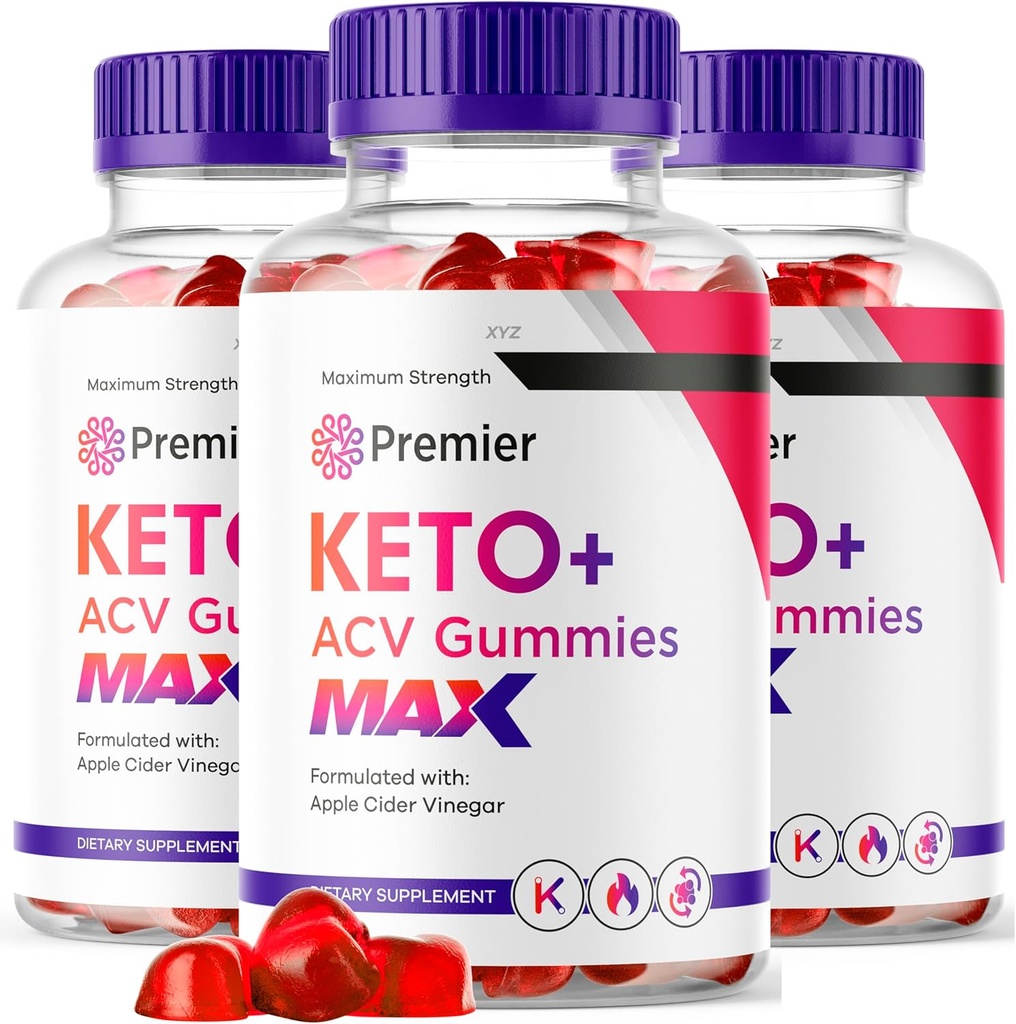 Montty (3 Pack) Premier Keto MAX Gummies - PremierKeto ACV Gummies, Premier ACV Keto MAX Gummies, Premier Apple Cider Vinegar Keto MAX Gummys, 180 Gummies για 90 ημέρες