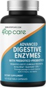 H4U Digestive Enzymes: Ultimate Health Solution with Probiotics, Prebiotics, and Enzymes for Both Women and Men. Αυτό το συμπλήρωμα φυτικών ενζύμων περιέχει 180 κάψουλες.