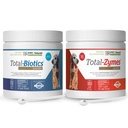 NWC Naturals Twin Pack - Προβιοτικά και Digestive Ένζυμα για σκύλους και γάτες ένα Total-Zymes και ένα Total-Biotics 8-Ounce