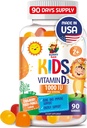 SUNNY SAM Βιταμίνη D3 Gummies 1000 IU για Παιδιά & Ενήλικες - Μασουλάκια Ανοσοποιητικής Υποστήριξης με Φυσική Γεύση - Χορτοφαγική, Ζελατίνη-ελεύθερο Ανοσοποιητική Υποστήριξη Βιταμίνες για Παιδιά