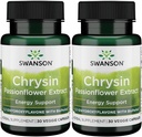Swanson Chrysin Passionflower Extract - συμπλήρωμα βοτάνων Προώθηση της συνολικής υγείας, ευεξίας και καταλληλότητας - φυσική φόρμουλα μπορεί να υποστηρίξει Lean μυϊκή συντήρηση - (30 κάψουλες λαχανικών)