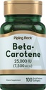 Piping Rock Beta Carotene 25000 IU Softgels 