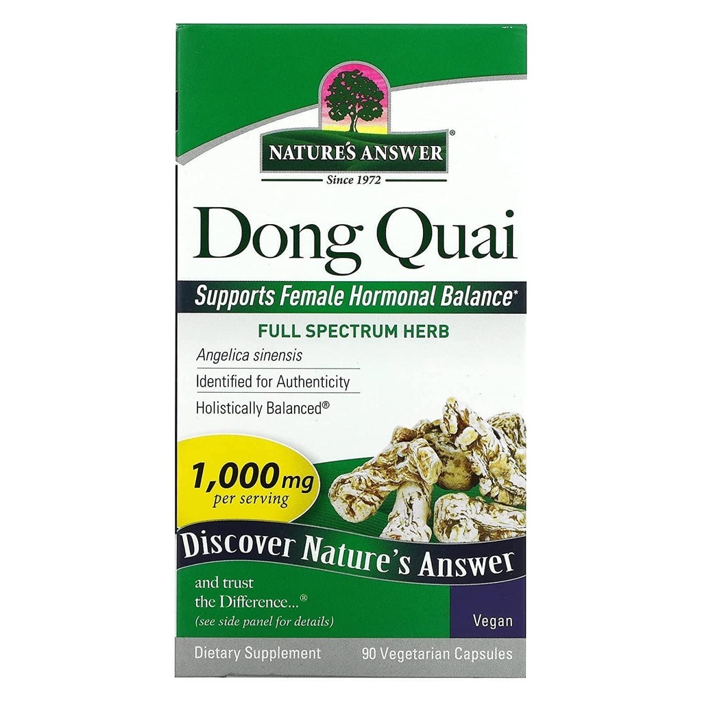Απάντηση της φύσης Dong Quai Root 1000mg 