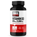 FORCE FACTOR Βιταμίνη D3 5000 IU Softgels, συμπλήρωμα βιταμίνης D υψηλής ισχύος για την υποστήριξη της ανοσίας και της υγείας των οστών, Premium Quality, Χωρίς συντηρητικά, 120 Softgels