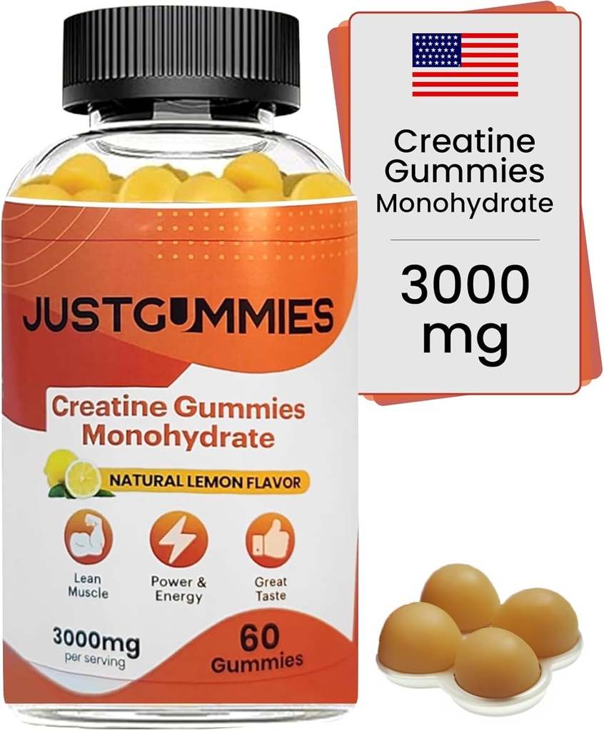 Creatine Monohydrate Gummies 3000 mg ανά υπηρεσία 