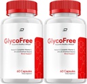 GlycoFree Κάψουλες, GlycoFree Advanced Supplement, All Natural Formula to Reservate Healthy Levels, Maximum Strength Daily Formula, Glyco Free Capses Reviews (2 Συσκευασία - 120 Κάψουλες)
