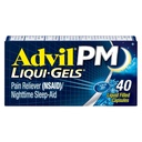 Advil PM Liqui-Gels Pain Reliever and Nighttime Sleep Aid, Pain Medicine with Ibuprofen for Pain Relief and Diphenhydramine HCL for a Sleep Aid - 40 Liquid Filled Capsules - Επιστροφή στο Κολλέγιο