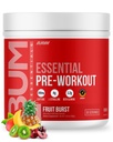 RAW Essential Pre-Workout Powder (Fruit Burst) - Chris Bumstead Sports Συμπλήρωμα διατροφής για άνδρες και γυναίκες - Preworkout Energy Powder με καφεΐνη, L-Citrulline, L-Tyrosine, & Beta Alanine Blend