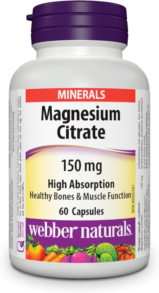 Magnesium Citrate 150 mg High Absorption