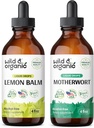 Βάμμα άγριας & οργανικής λεμονιού Βάμμα 4 fl oz & Motherwort Βάμμα 4 fl oz