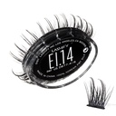 Lashify Extreme Ice 14mm Gossamer DIY Eyelash Extensions Refill, το πρώτο Ever Dual-Fibered Lash που διαθέτει τόσο λεπτές και χοντρές ίνες, μαύρο, εύκολο ψευδείς βλεφαρίδες